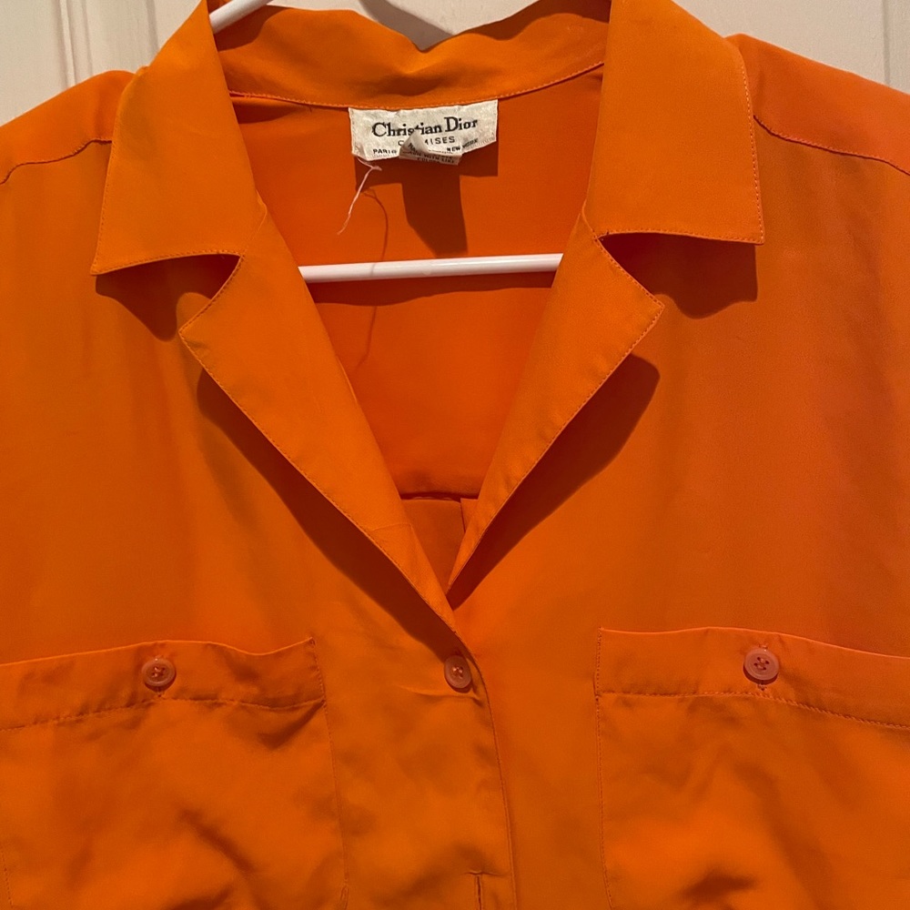 Christian Dior Collared Button Up - image 1